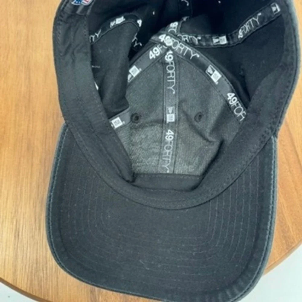 Detroit Lions NFL Hat Mens Fitted XX‎ Large New Era Black Blue Embroidered